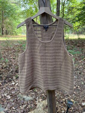 Todd Snyder:  Luxe Mesh Tank Tan